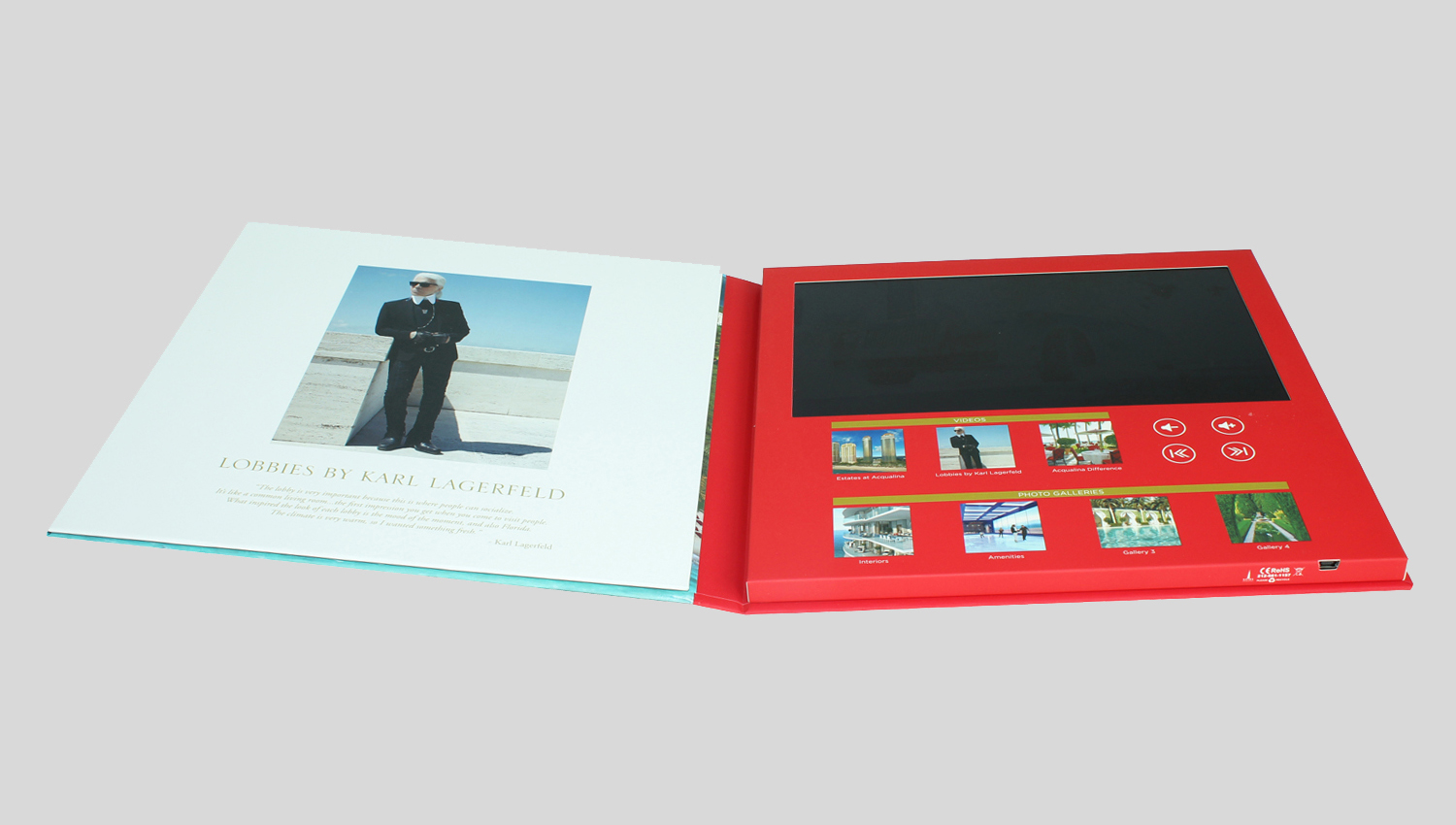 China Invitation LCD Video Brochure module